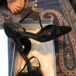 Black Patent Sandal